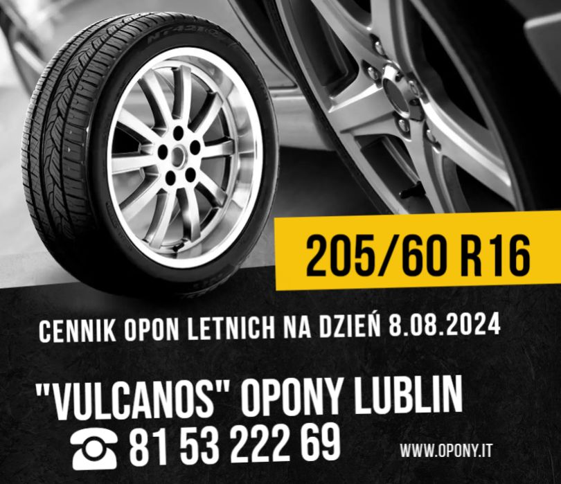 205/60 R16 opony letnie Lublin cena