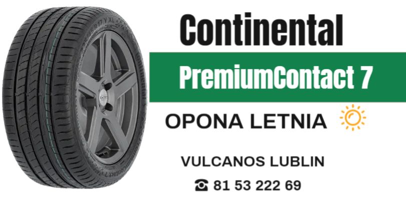 opony letnie Continental PremiumContact 7 Lublin