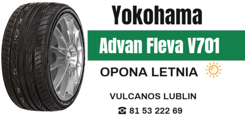 opony letnie Yokohama Advan Fleva V701 Lublin