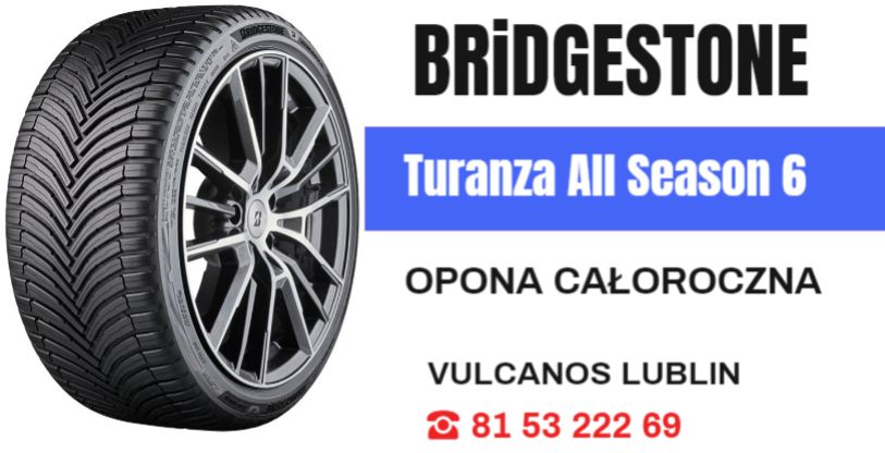 opony wielosezonowe Bridgestone Turanza All Season 6 Lublin