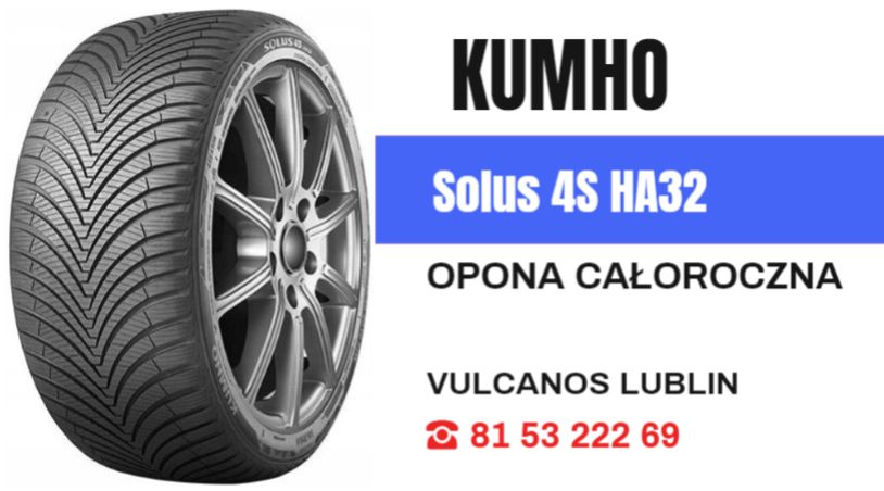 opony wielosezonowe Kumho Solus 4S HA32 Lublin