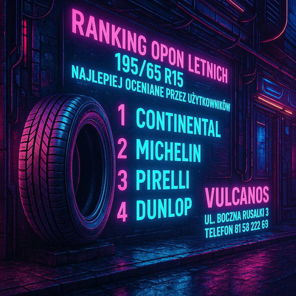 Ranking opon letnich 195 65 R15 najlepiej oceniane przez użytkowników