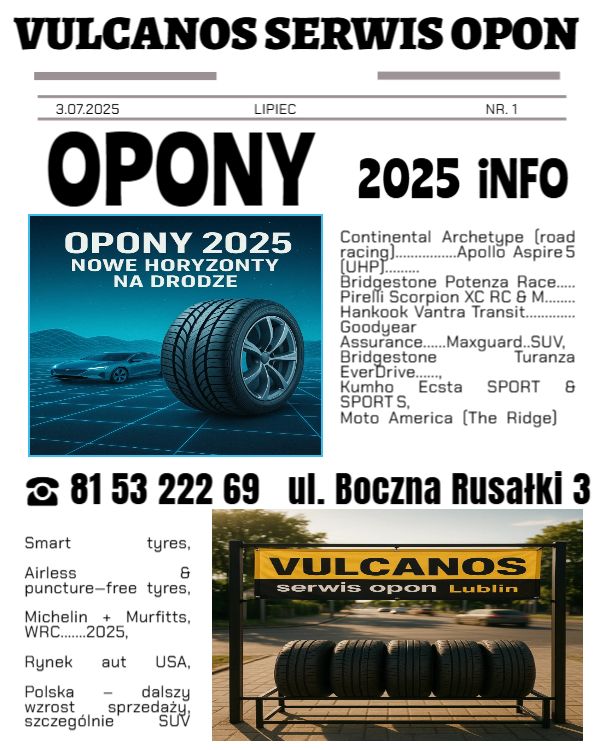nowosci oponiarskie vulcanos lublin