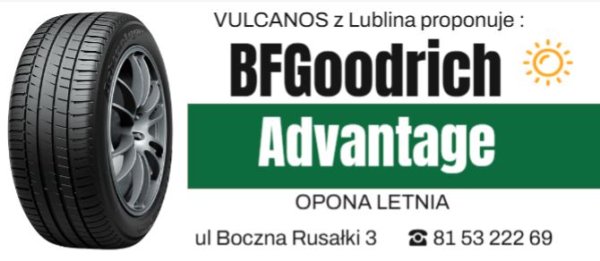 opony letnie BFGoodrich Advantage Lublin