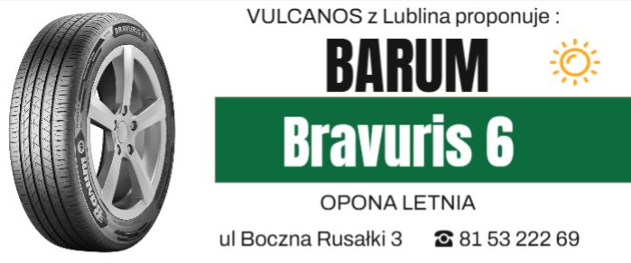 opony letnie Barum Bravuris 6 Lublin