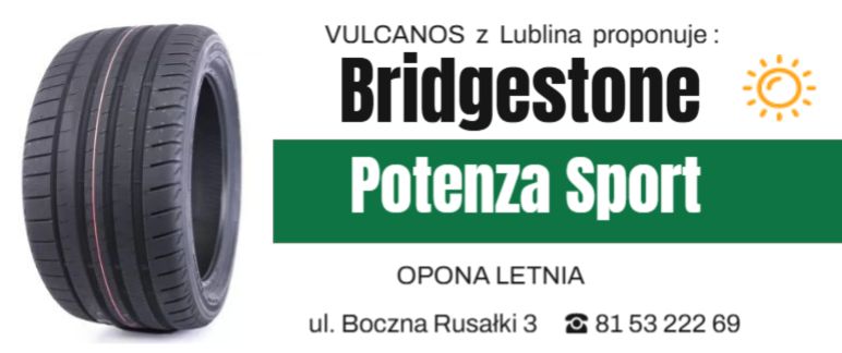 opony letnie Bridgestone Potenza Sport Lublin