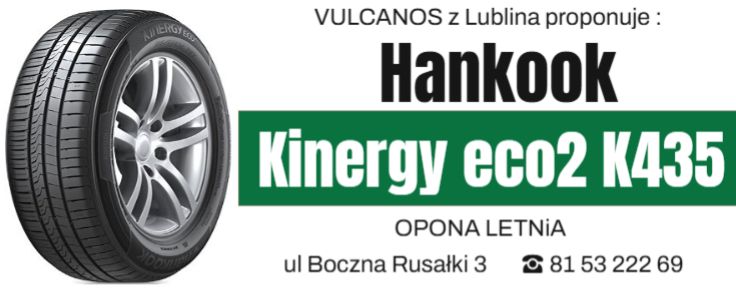 opony letnie Hankook Kinergy eco2 K435 Lublin