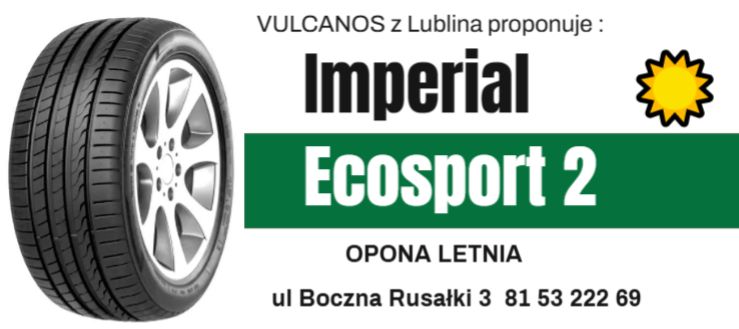 opony letnie Imperial Ecosport 2 Lublin