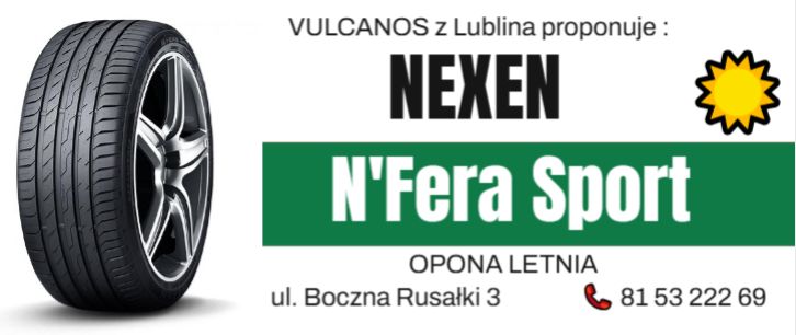 opony letnie Nexen N'Fera Sport w Lublin