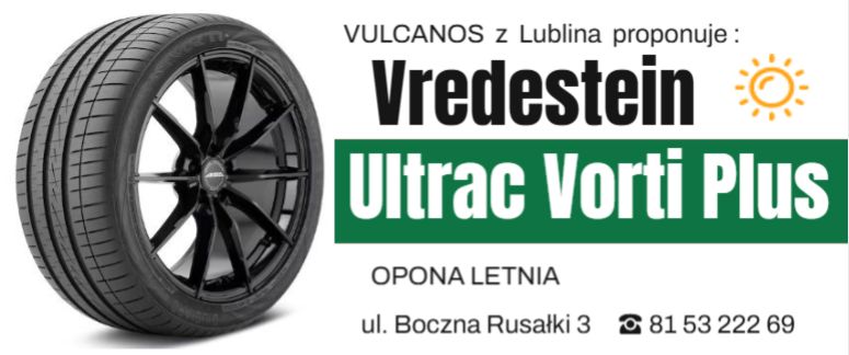 opony letnie Vredestein Ultrac Vorti Plus Lublin