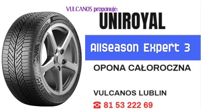 opony wielosezonowe Uniroyal AllSeason Expert 3 Lublin
