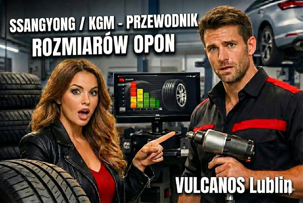SSANGYONG KGM PRZEWODNIK ROZMIARÓW OPON