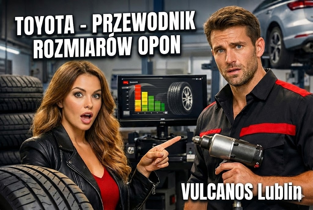 TOYOTA PRZEWODNIK ROZMIARÓW OPON
