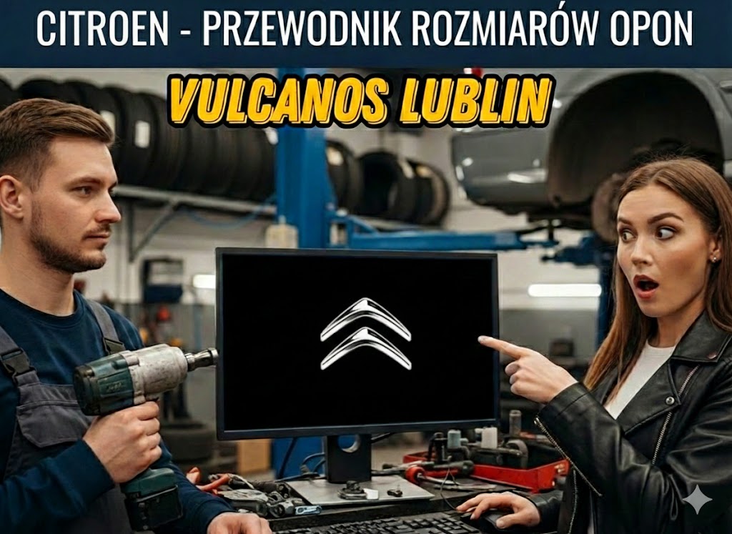 CITROEN PRZEWODNIK ROZMIAROW OPON