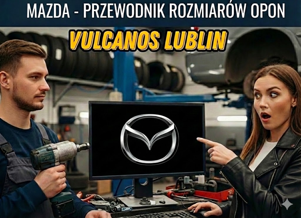 MAZDA KOMPLETNY PRZEWODNIK ROZMIARÓW OPON