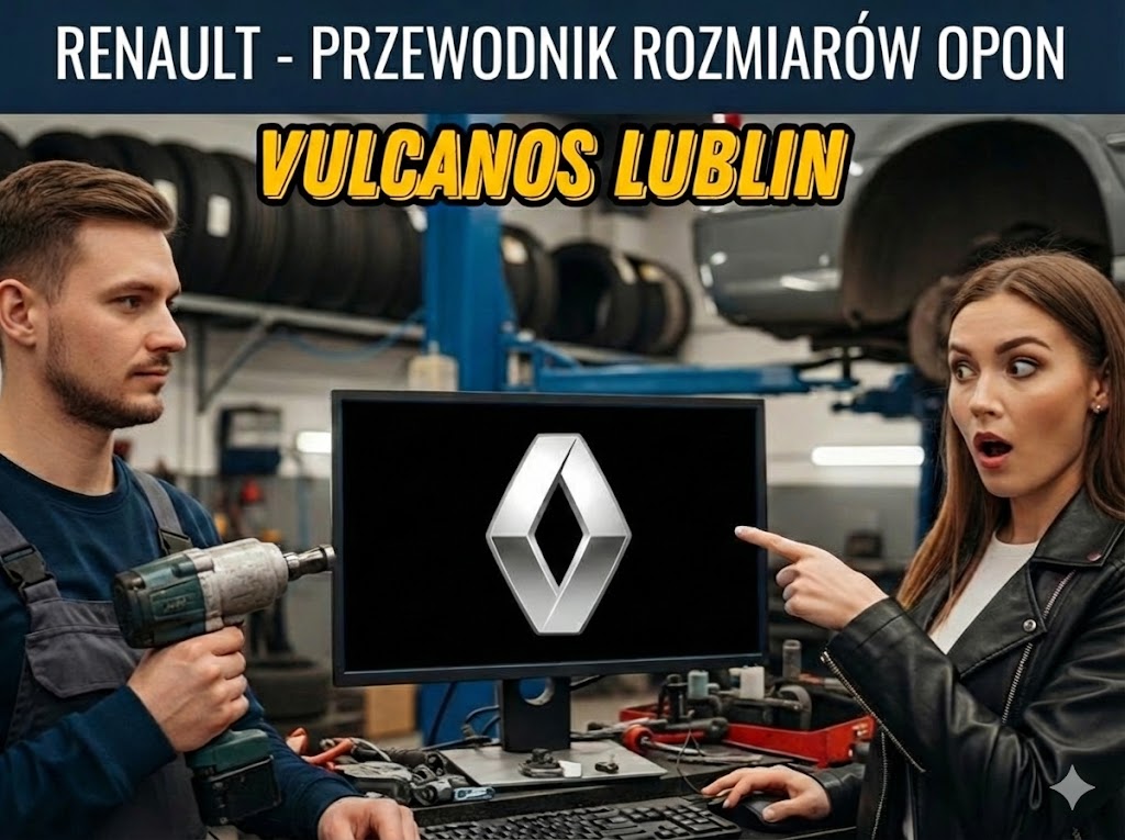 RENAULT PRZEWODNIK ROZMIAROW OPON